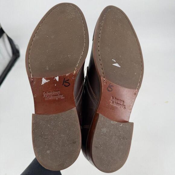 Johnston and Murphy boots mens 10.5 brown leather high top boots workwear office - Picture 8 of 8